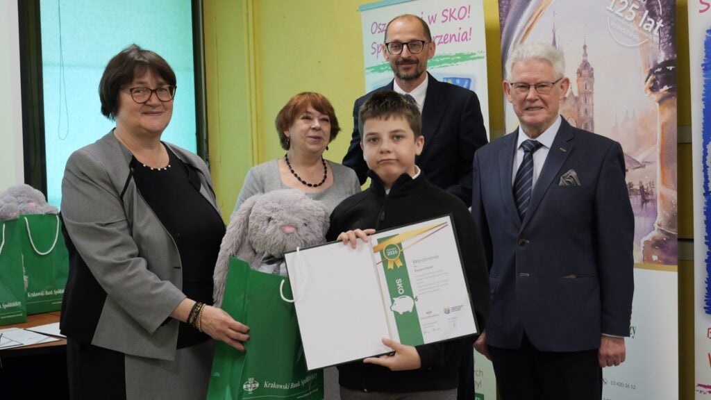 Gala wręczenia nagród laureatom konkursu SKO - Wyróżnienie - Kacper Haraf (Szkoła Podstawowa nr 2 w Jastrzębi)