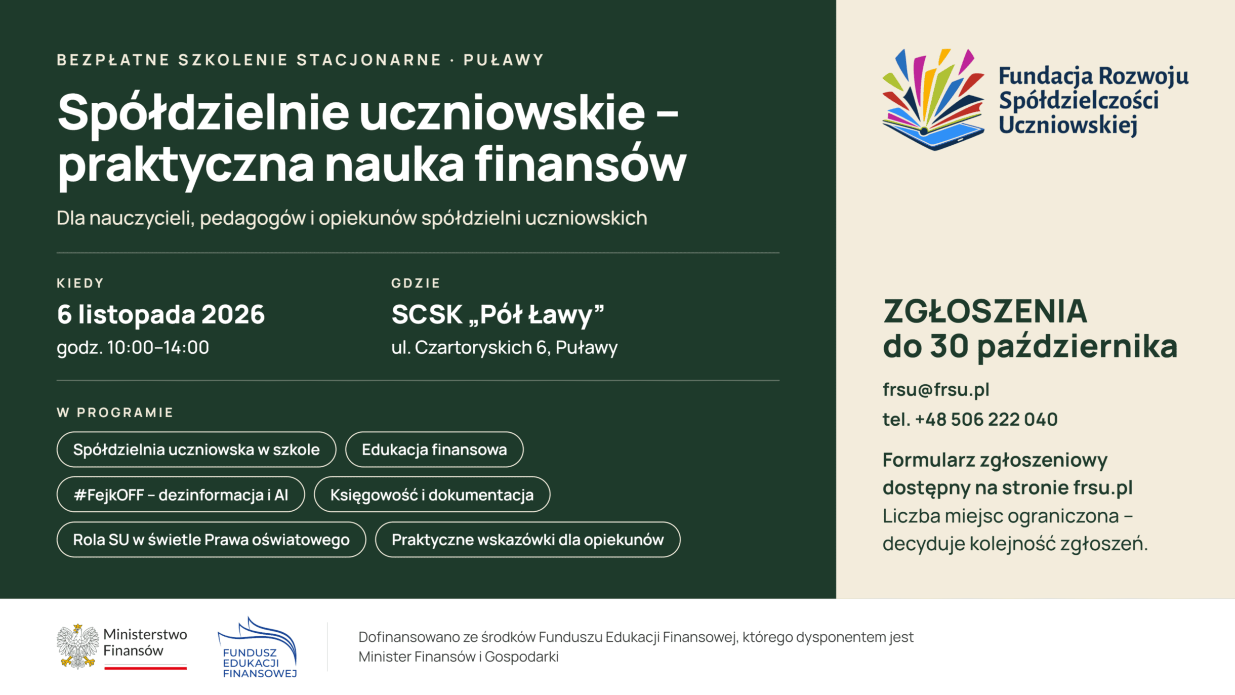 Szkolenie w&nbsp;Puławach